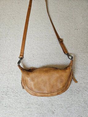 Latico Mini Leather Crossbody Bag Camel Brown Tan - Used less than 5 times EUC